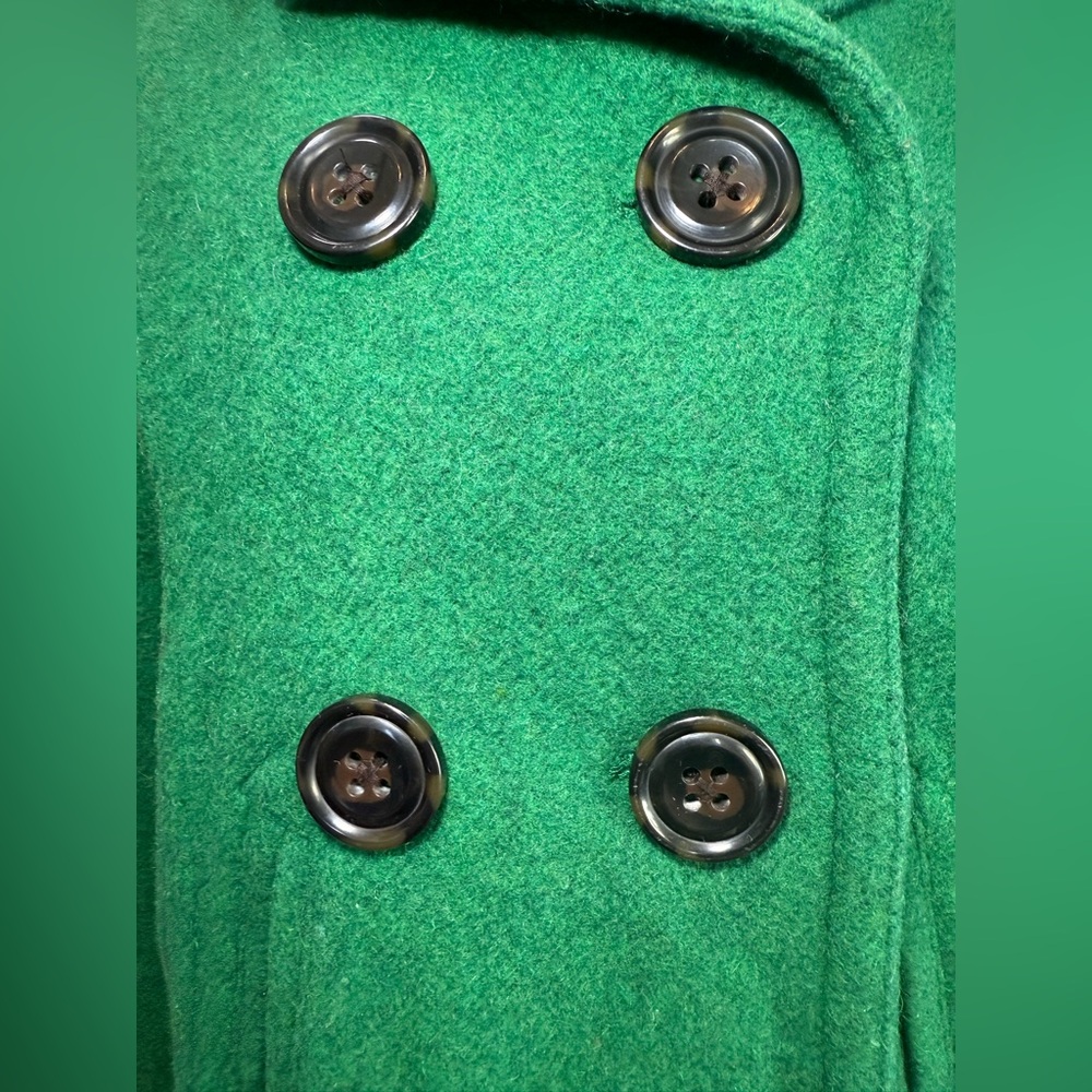 GAP Women's Emerald Green Peacoat. Women's Size XS. - Picture 2 of 7